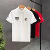 Herrpolos designer polo mens kortärmad skjorta trendig varumärke trend porslin-chic sommar ny stil mens ledande halva ärm topp fbzn