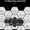 Relógios ao ar livre Compass Smart Watch Men GPS Tracker 5Keys 1,6 polegada AMOLED 360*360 HD Screen Bluetooth Call SmartWatch para Huawei Xiaomi