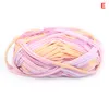 Diy Tool Colorful Print And Dyeing Hand-knitted Thread 30/60 Yard Elastic Cord Woven Thick Wool Crochet Bag For Blanket Thread