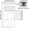 Adaptador de torneira de cozinha, interruptores de banheiro desviador de pia da pia da válvula de água do conector do conector do salão de banho do chuveiro Acessórios para camisetas