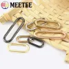 10Pcs 15-60mm Metal Ring Buckles for Bag Strap Oval O Rings Clasp Webbing Loops Dog Chain Hooks Adjuster DIY Accessories