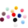 30-120pcs 15mm Korea Lace Ball DIY Gaze Elastic Blume Pompoms Craft Plush Mesh Anhänger für Haarnadel Schmuckzubehör machen Accessoires