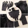 Bat Vampire Hooded Costume Halloween Anime Black Bat Deluxe Jumpsuit for Kids Games Cosplay Carnival Gloves Clothes