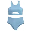 Swimming Suit Womens New Split Body Bikini Sexig hög midja Belly som täcker Slimming Spicy Girl Three-Point varm vårgrad som låtsas i0xv