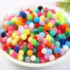 Pompom 8/10/15/20/25/30mm Mini Fluffy Soft Pom Poms Pompoms Ball Furball Handmade för DIY Crafts Home Decor Symetoder