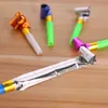 30pcs/pacco sfollati multicolore Whistles Wedding Birthday Maker Kids Party Bomboniere Noice Maker Toys Goody Borse Pinata