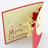 Cartes de flocon de Noël / carte de voeux pop-up 3D / cadeaux de Noël livraison gratuite