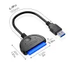 Hubs Typec to satausb 3.1 tipo c e sata, conversor macho para 2.5 ''hdd ssd, cabo adaptador com fio para converter cabo usb3.1 sata