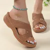 Sandals Women Low Heels Summer Shoes For Indoor Outdoor Slippers Female 2024 Beach Elegant Zapatos Mujeres