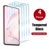 Verre trempée de 4pcs pour Samsung Galaxy A54 A34 A14 A53 5G A12 A50 A51 A52 A70 A71 A72 A20E A31 A10 A40 A32 A30S M31 M21 Verre