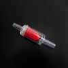 Plastic One-Way Non-Return Water One-way Valve Water Stop Valve Inline Fluids Check Valves for Fuel Gas Liquid 2 Pcs