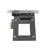 Карты IOCREST U2 TO PCIE 4.0 X4 ADAPTER ADAPTER ADAPTER CARD PCI Express 4X U.2 SFF8639 Адаптер для Intel 2.5 "NVME U2 SSD