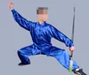 Unisex 9Color Tai Chi passar Martial Arts Kung Fu Uniforms Wushu Clothing Red/Blue/Black/Gul/White/Rose