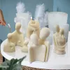 DIY Warm Hug Family Candle Silicone Mold DIY Lovers Aromatic Plaster Soap Candle making Wedding Gifts Craft Home Decor Supplies