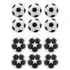 6pcs 32mm Tischfußball Ersatz Kinder Indoor Games Foosball Fussball Mini Schwarz -Weiß -Ball Fußball