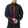 Wosawe Ultralight Reflective Men's Cycling Veste gilet Long Manches à vent étanche Vente à vélo MTB Vêtements de vélo de vélo