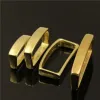 2 pezzi Cink cinghia in ottone solido d Filla anello anello cinturino a forma di cinghia per cinghia per sacchetto artigianale cinghia cinghia 16mm 20mm 25mm 32 mm 40 mm