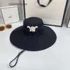 C Hat Designerhüte Big Eauter Hut Fischermütze Hängende Seil Denim Hut Unisex Celi Hut uqmg