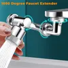 1080 ° UNIVERSALE UNIVERSALE Filtro estensione Splash Razzia del bagno A aeratore per aeratore cucina spruzzatore spruzzatore attacco ugello del rubinetto dell'acqua