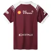 2024 Qld Maroons Herr Jersey Rugby Training Singlet Kort skjorta Anpassad namn och nummerstorlek S-5xl