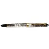 Jinhao x450 Brown Marble Cunky Medium Flex Nib Fountain Pen