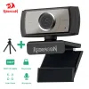 Webcams Redragon GW900 APEX USB HD Webcam Autofocus Builin Mikrofon 1920 X 1080P 30FPS Web Kamerası Masaüstü Dizüstü bilgisayarlar için oyun PC