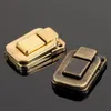 4PCSアンティークブロンズ/ゴールド47x33mm装飾トグルクリップハスプラッチバックルパドロック小さな宝石用の木製の箱ケース