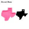 DY0200 US 50 STATES KAP FORM EPOXY HESKIN FORMS FÖR DIY SMEEKTY KEYCHAIN ​​NECKLACE SHINY GLANSSY POSSALE SILICONE MOLD