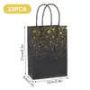 25 PCS Bolsa de presente Ramadan Kraft Paper Bag com Handles Wedding Festival Bolsas de Presente de Festival de Natal