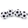 6 stks 32 mm tafel voetbalvervangingen kinderen indoor games obosball fussball mini zwart en wit bal voetbal