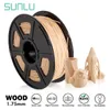 Sunlu Wood 1,75 mm 1kg 3D Impression filament Fibre bois délicat réalité réel de la texture de bois écologique sans bulle