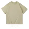 Men's T Shirts Summer Heavyweight Shirt For Men Oversized Short Sleeve Tops Cotton O-Neck Tees