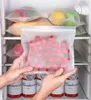 Bolsa de armazenamento de alimentos reutilizável para refrigerador Organizador de cozinha à prova de vazamentos de alimentos