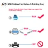 Hubs Loyaliteitsecu Bluetooth RJ45 Network Print Server 1Port is ontworpen voor uw USB -printer