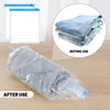 Bolsas de armazenamento Vacuum Rolling Rolling Clothing Compression Viagem dobrável Space Saver Organizador de casa à prova d'água