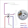 Solid Brass Shower Mixer Control Valve Faucet Cartridge Concealed Shower Faucets Valve Shower Control Switch Valve