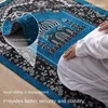 シェニールイスラム教徒イスラム祈りの敷物70*110cm礼拝ブランケット膝をひざまずくポリマットタッセルポータブルトラベル祈りラグラマダンギフト240418