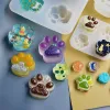 SNASAN Cat Claw Bear Paw Silicone Mold Pendant Beads Epoxy Resin Casting Mould Jewelry Making DIY Materials