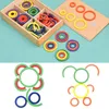 Förskola Montessori Träutbildningsleksaker Froebel blockerar Grace Series Lärarhjälpmedel Tidig STEM Sensory Arts Math Toys For Kid