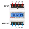 DIN RAIL 380V 100A 3 PHASE 4 FIL ÉLECTRONIQUE ELECTRONIQUE POWER METDERy METERD