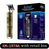 TRIMMERS 0mm Bald Head Macchina KMEI Balding Clipper Kemel Trimer Kamei Shaver Kemei Peli corti che tagliano i dettagli di finitura Kemei