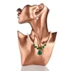 Harts Half Face Women Mannequin Head Display för smyckenillbehör