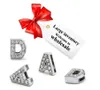 Rhinestone Slide Charms Letters For Smycken Making Women Armband 8mm Alphabet AZ PET COLT COLTACE DIY Accessories Gift 240408