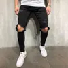 Jeans maschile maschile vintage puro colore colore denim lavarsi pantaloni da lavoro hip hop pantaloni per ragazzi ropa hombre