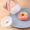 1 st donutformad risboll mögel japansk stil ris mögel hushåll diy barns onigiri bento sushi maker bakmögel