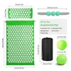 6st Set Acupuncture Massage Pad med akupunkturmassage Kudde Massage Stick Roller Relax Fascia Ball Acupoint Yoga Mat