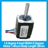 1,8 degrés 4-laad Motor NEMA 8 Stepper