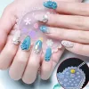 Snasan winzige Perlen Kürbisherzblatt Diamanten Nagelkunst Silikonform DIY Gussform Ohrringe UV Epoxidharz Silikonform