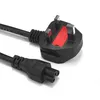 Британский шнур Plug Power 1,5 м 1,8 млн. Британский основной кабель питания C5 C7 для HP Dell Sony Samsung Toshiba Asus Notebook ноутбук LG TV