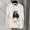 RL Designer Women Knits Bear Sweater S Polos Pullover Borduurwerk Mode gebreide truien Lange mouw Casual geprinte wol Katoen zachte unisex Men Hoodie 862